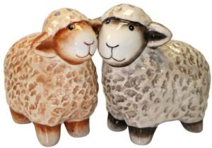 Ceramic Sheep Salt & Pepper Shakers