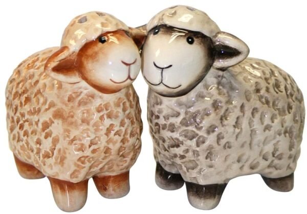 Ceramic Sheep Salt & Pepper Shakers