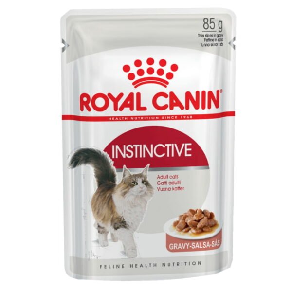 8b537fe5759bd9478cee9ecbbdff (1) Royal Canin Instinctive Adult in Gravy Wet Cat Food – 85g