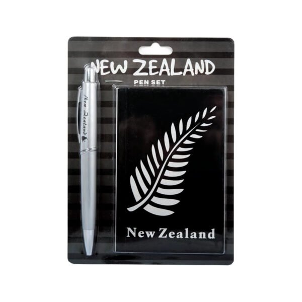 Hallifax Silver Fern Pen & Notebook Set