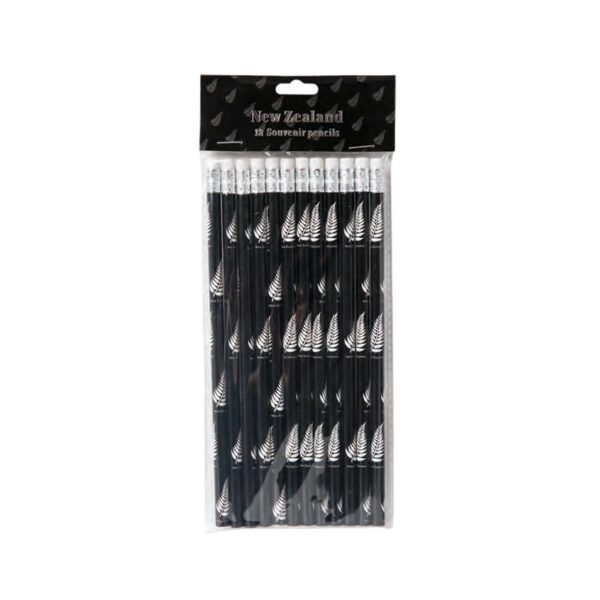 Hallifax Silver Fern Pencils – 12 Pack