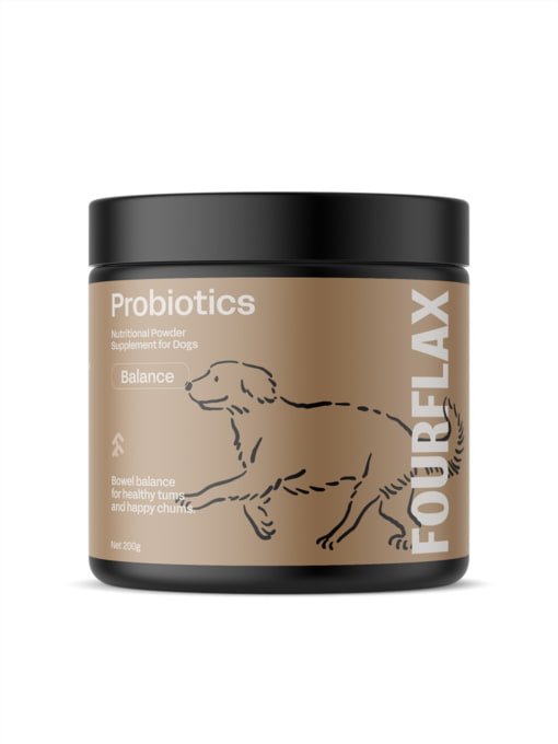 Fourflax Probiotics Balance Powder for Dogs – 200g